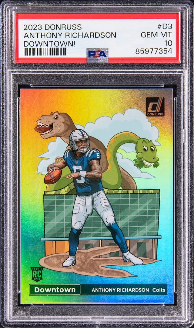 2023 Panini Donruss Anthony Richardson Downtown! #D-3 card image