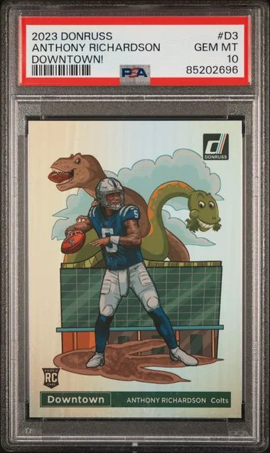 2023 Panini Donruss Anthony Richardson Downtown! #D3 card image