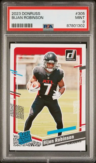 2023 Panini Donruss Bijan Robinson Rated #305 card image