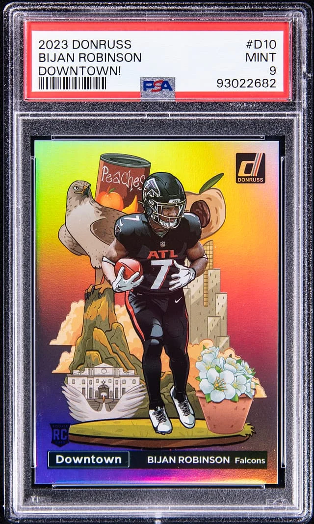 2023 Panini Donruss Bijan Robinson Downtown! #D-10 card image