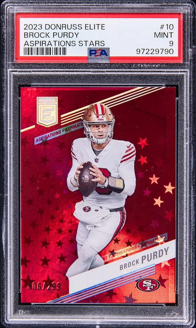 2023 Panini Donruss Brock Purdy Elite Aspirations Stars #10 card image
