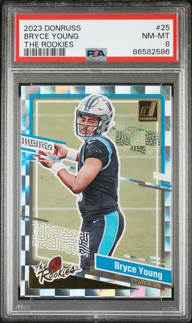 2023 Panini Donruss Bryce Young The Rookies #25 card image