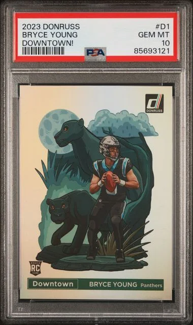 2023 Panini Donruss Bryce Young Downtown! #D-1 card image