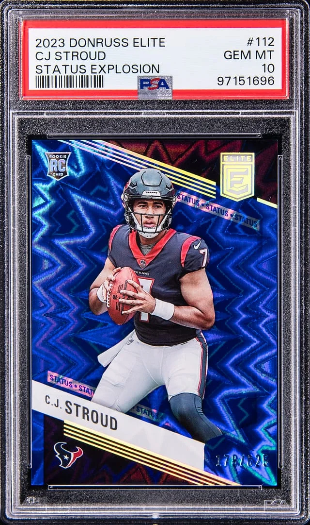 2023 Panini Donruss Cj Stroud Elite FOTL Pink #112 card image