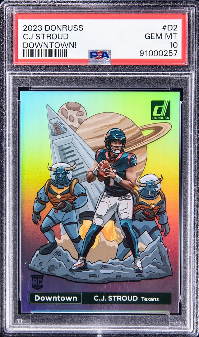 2023 Panini Donruss C.J. Stroud Downtown! #D2 card image