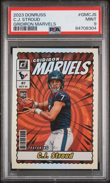 2023 Panini Donruss C.J. Stroud Gridiron Marvels #GM-CJS card image