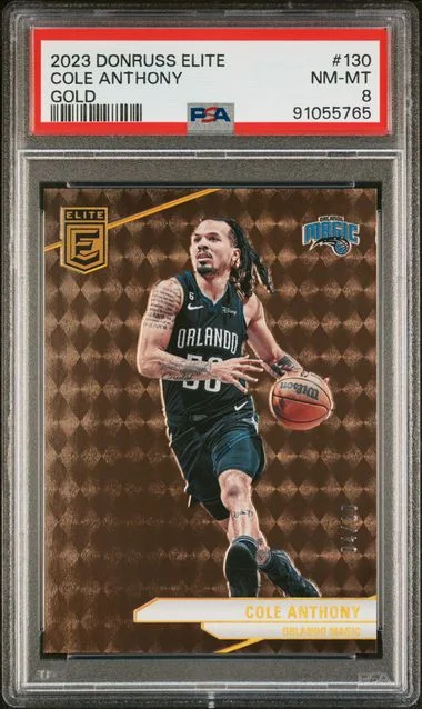 2023 Panini Donruss Cole Anthony Elite Gold #130 card image