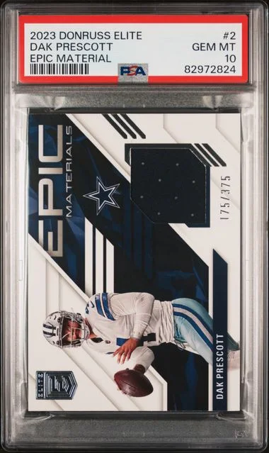2023 Panini Donruss Dak Prescott Elite Epic Material #2 card image