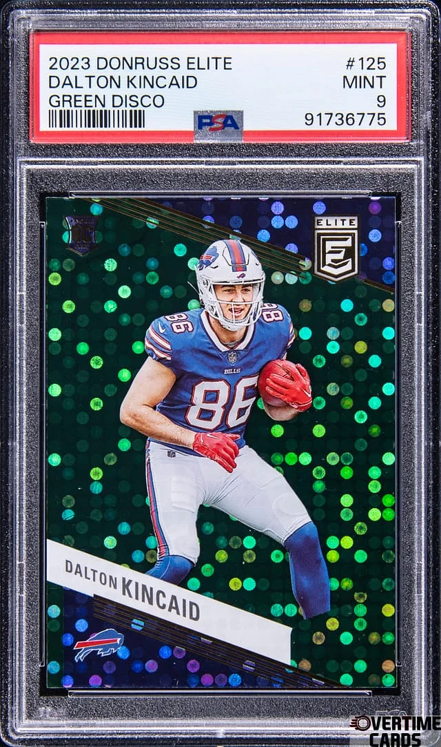 2023 Panini Donruss Dalton Kincaid Elite Green Disco #125 card image
