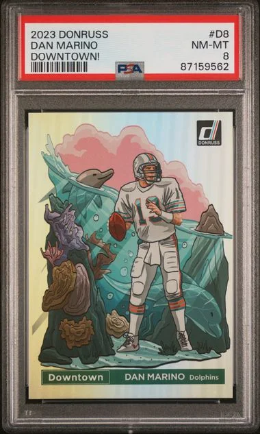 2023 Panini Donruss Dan Marino Downtown! #D8 card image