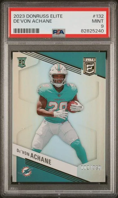 2023 Panini Donruss De'Von Achane Elite #132 card image