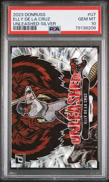 2023 Panini Donruss Elly De La Cruz Unleashed #U7 card image