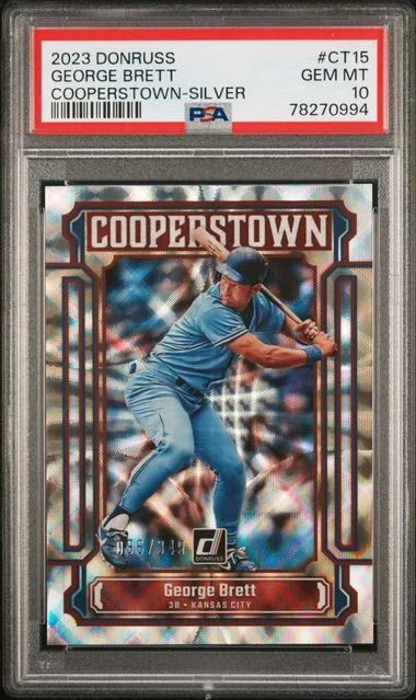 2023 Panini Donruss George Brett Cooperstown #CT15 card image