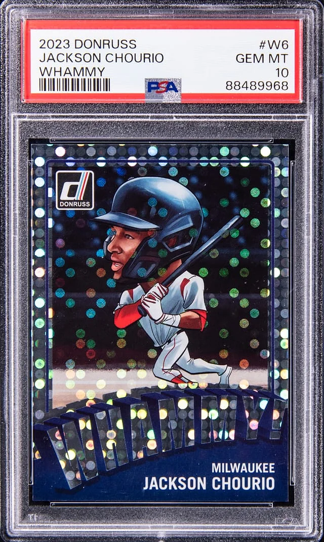2023 Panini Donruss Jackson Chourio Whammy #W6 card image