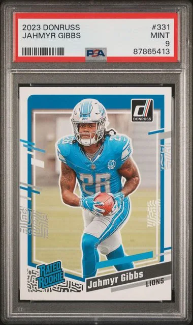 2023 Panini Donruss Jahmyr Gibbss Press Proof Silver Die-Cut #331 card image
