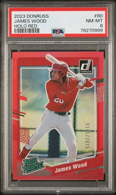 2023 Panini Donruss James Wood #80 card image