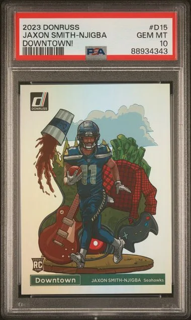 2023 Panini Donruss Jaxon Smith-Njigba Downtown! #D15 card image