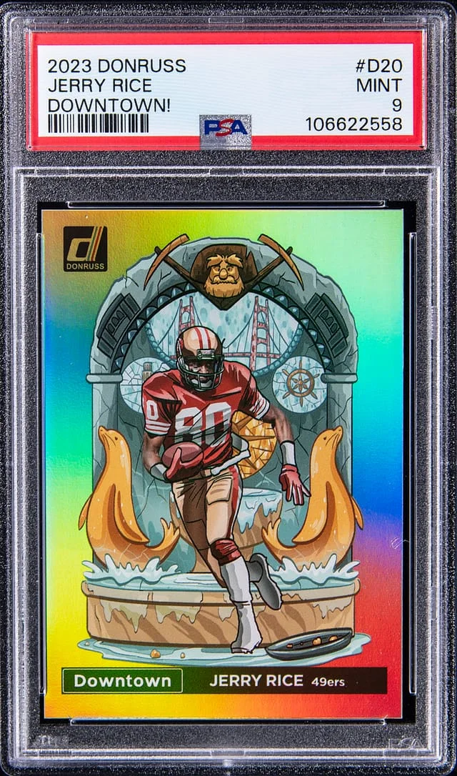 2023 Panini Donruss Jerry Rice Downtown! #D-20 card image