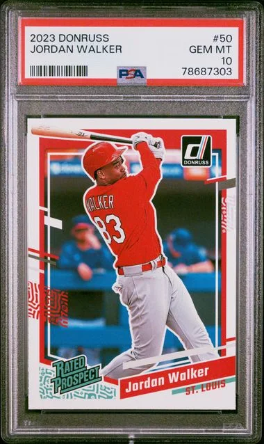 2023 Panini Donruss Jordan Walker #50 card image