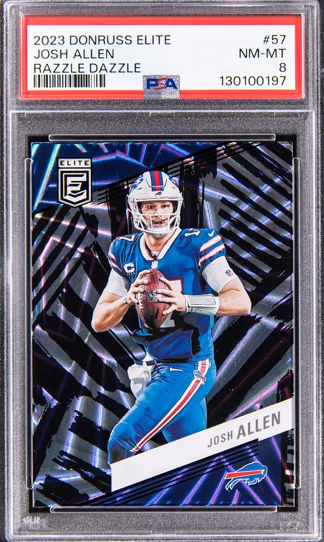 2023 Panini Donruss Josh Allen Razzle Dazzle #57 card image