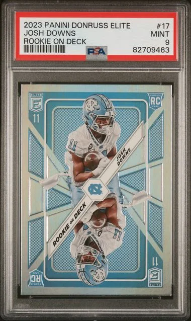 2023 Panini Donruss Josh Downs Elite On Deck #17 card image