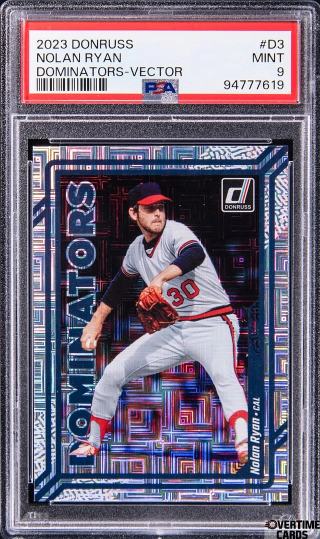 2023 Panini Donruss Nolan Ryan Dominators-Vector #D3 card image