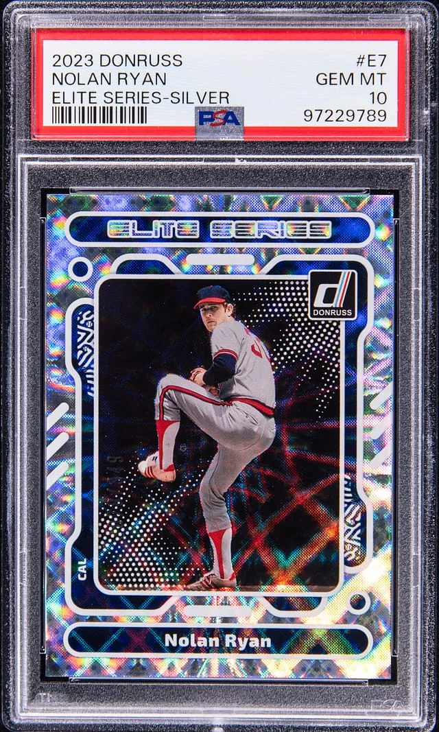 2023 Panini Donruss Nolan Ryan Elite Series Silver #E7 card image