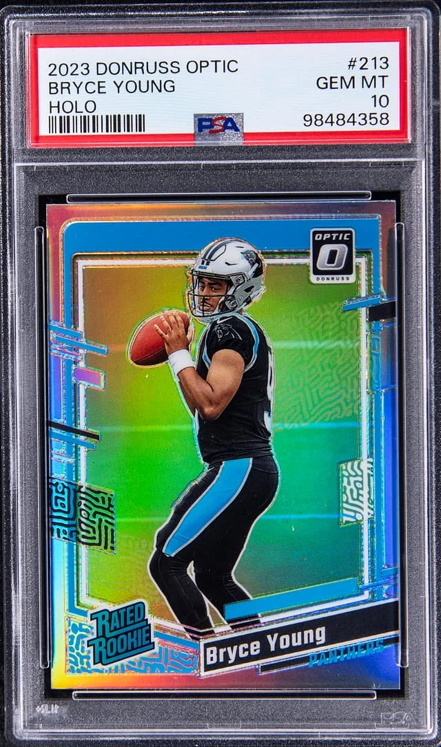 2023 Panini Donruss Optic Bryce Young Holo #213 card image