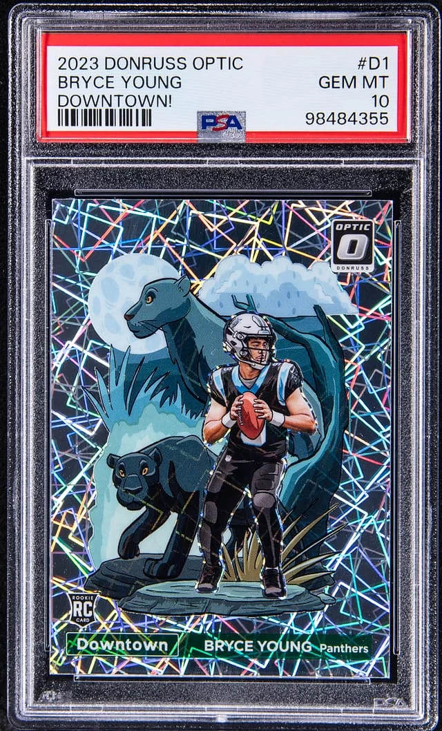 2023 Panini Donruss Optic Bryce Young Downtown #D-1 card image
