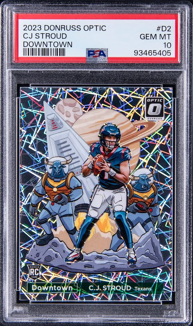 2023 Panini Donruss Optic CJ Stroud Downtown! #D-2 card image