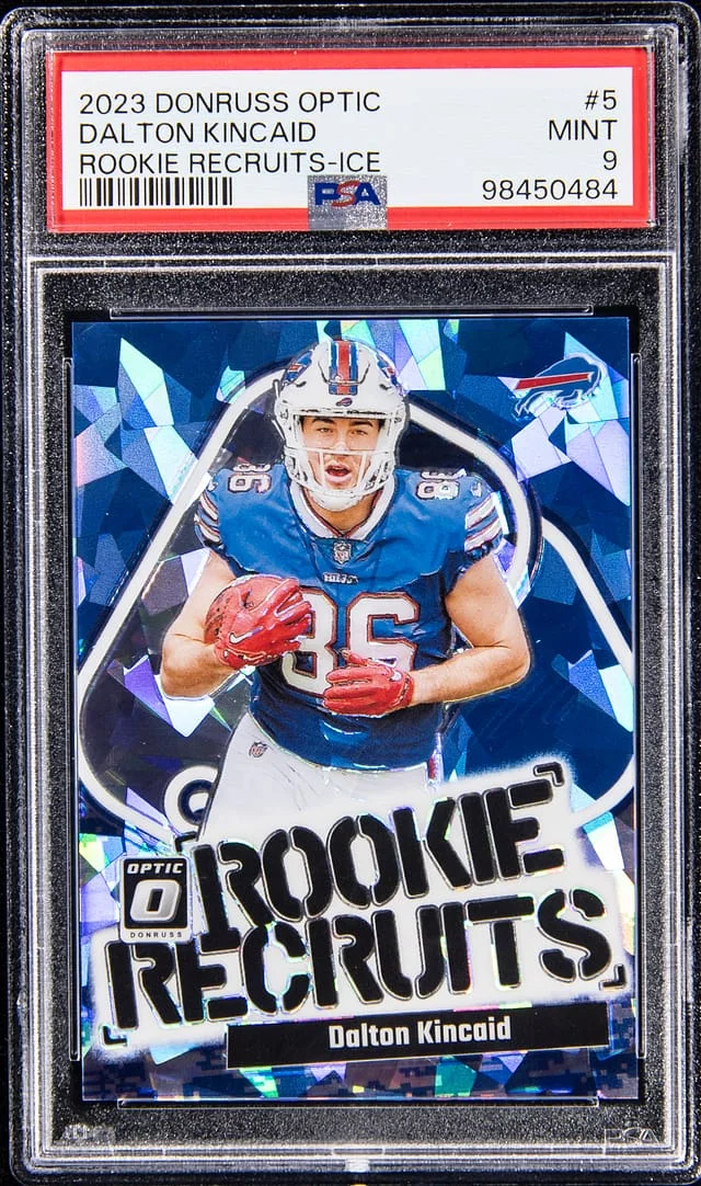 2023 Panini Donruss Optic Dalton Kincaid Recruits Ice #5 card image
