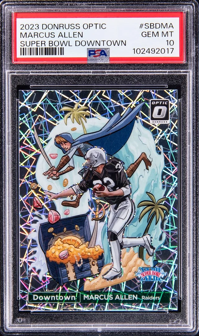 2023 Panini Donruss Optic Marcus Allen Super Bowl Downtown #SBD-MA card image