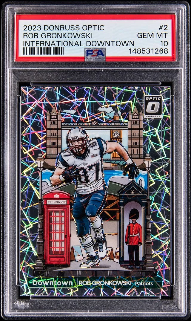 2023 Panini Donruss Optic Rob Gronkowski International Downtown #2 card image