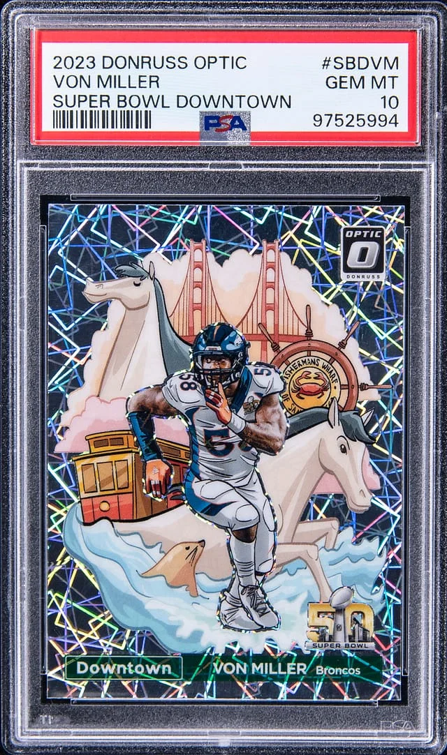 2023 Panini Donruss Optic Von Miller Super Bowl Downtown #SBD-VM card image