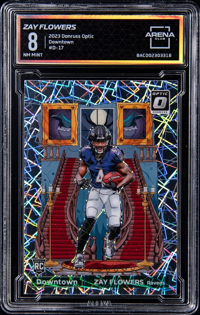 2023 Panini Donruss Optic Zay Flowers - ACG NM-MINT 8 Downtown #D-17 card image