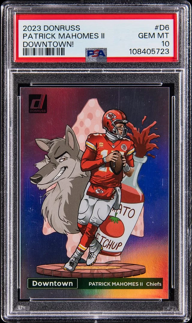 2023 Panini Donruss Patrick Mahomes II Downtown #D-6 card image