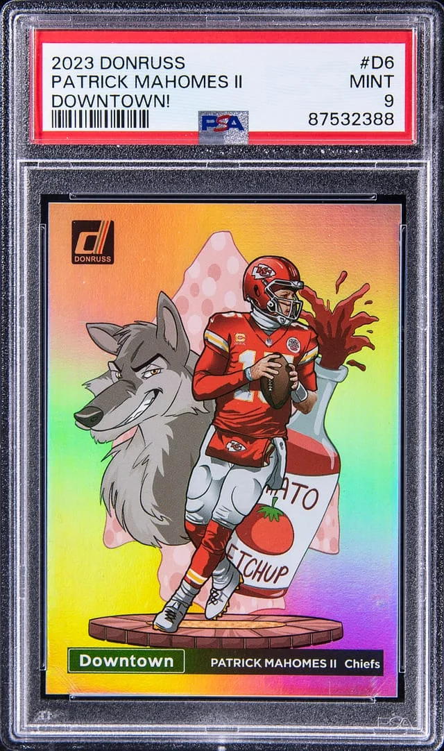 2023 Panini Donruss Patrick Mahomes II Downtown! #D6 card image
