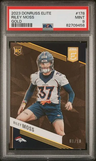 2023 Panini Donruss Riley Moss Elite Gold #178 card image