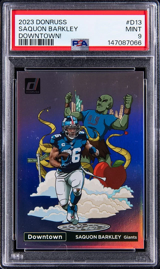 2023 Panini Donruss Saquon Barkley Downtown! #D-13 card image