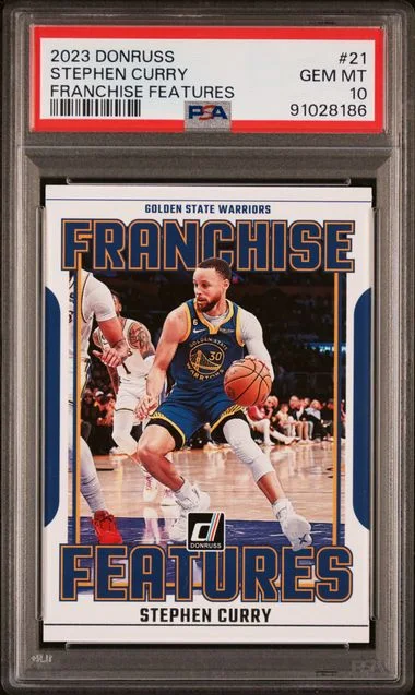 2023 Panini Donruss Stephen Curry Franchise Features #21 card image