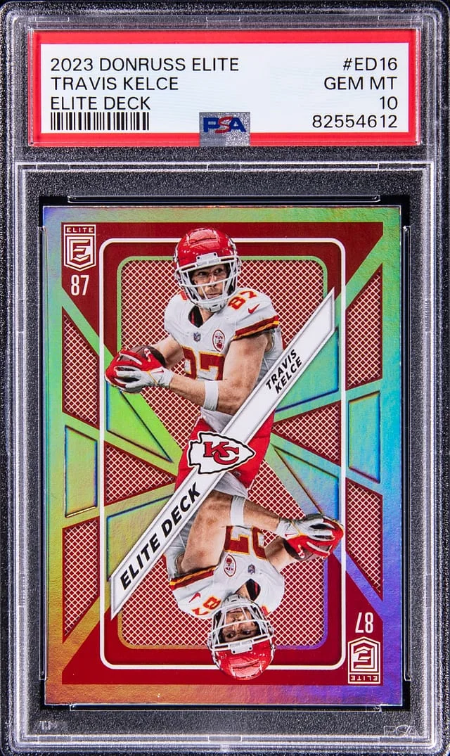 2023 Panini Donruss Travis Kelce Elite Elite Deck #ED16 card image