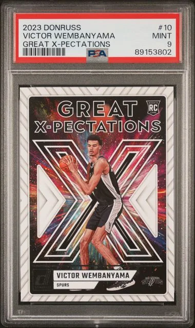 2023 Panini Donruss Victor Wembanyama Elite Spellbound Purple #10 card image