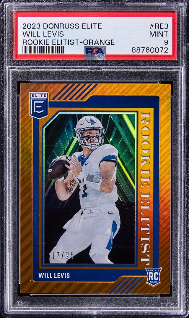 2023 Panini Donruss Will Levis Elite Elitist Orange #RE3 card image