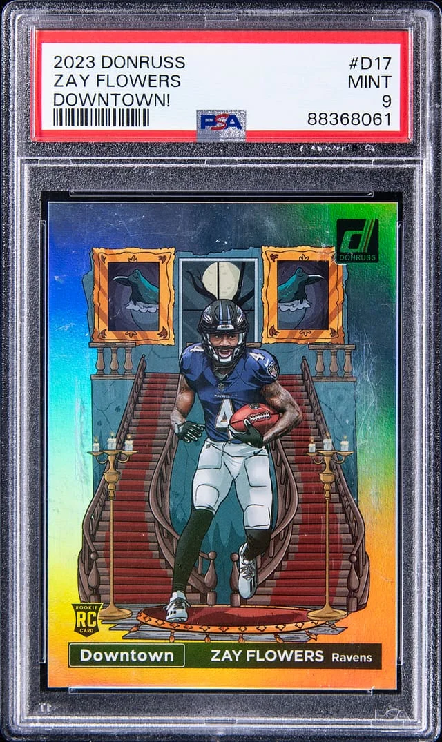 2023 Panini Donruss Zay Flowers Downtown! #D17 card image