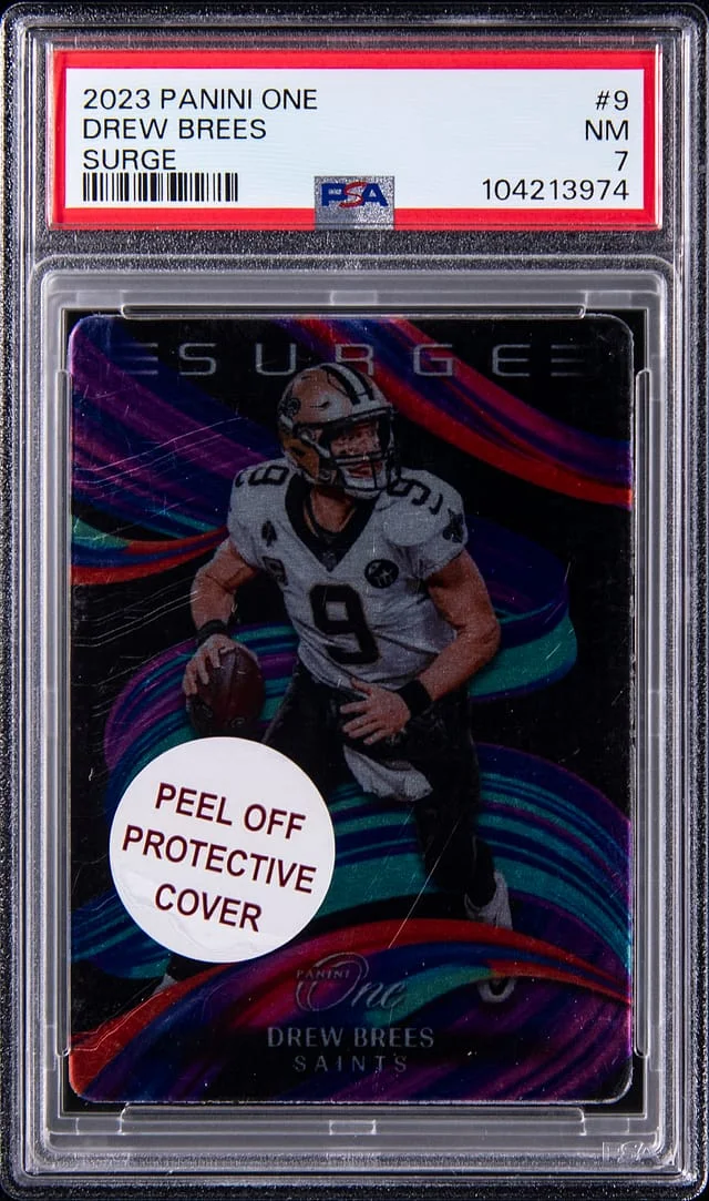 2023 Panini Drew Brees One Surge #9 card image