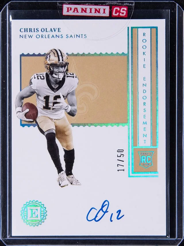 2023 Panini Encased Chris Olave Endorsement #RE-CO card image