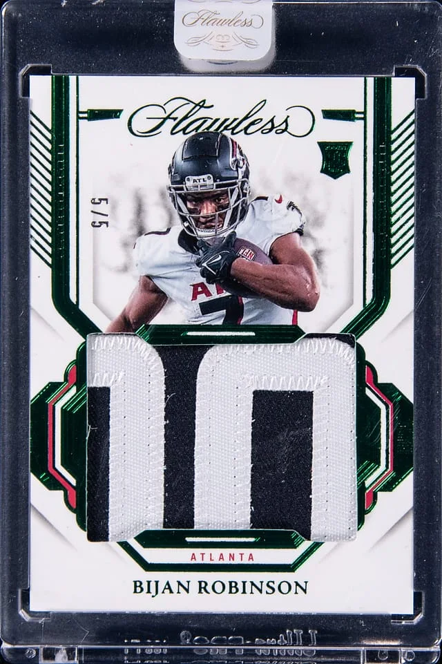2023 Panini Flawless Bijan Robinson Emerald #RP-BRN card image