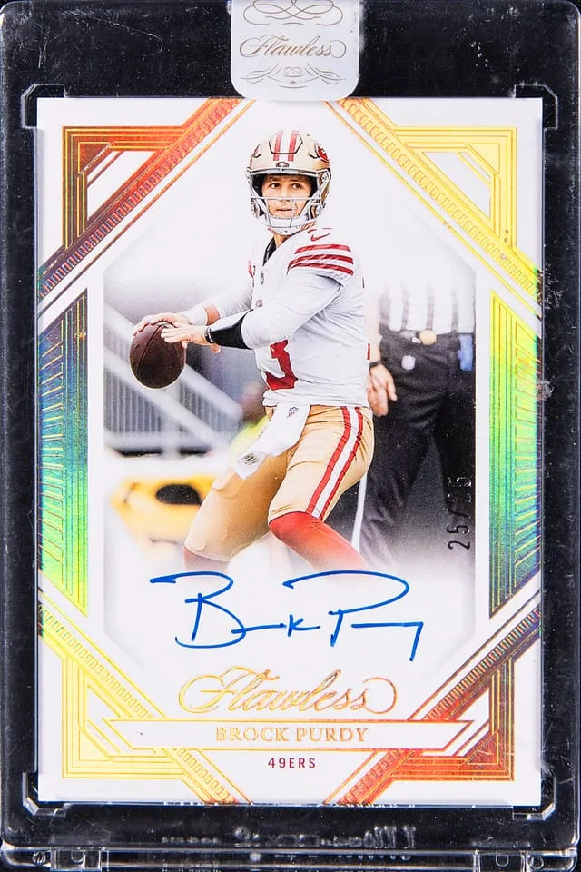 2023 Panini Flawless Brock Purdy Frame Signatures #FFS-BPU card image