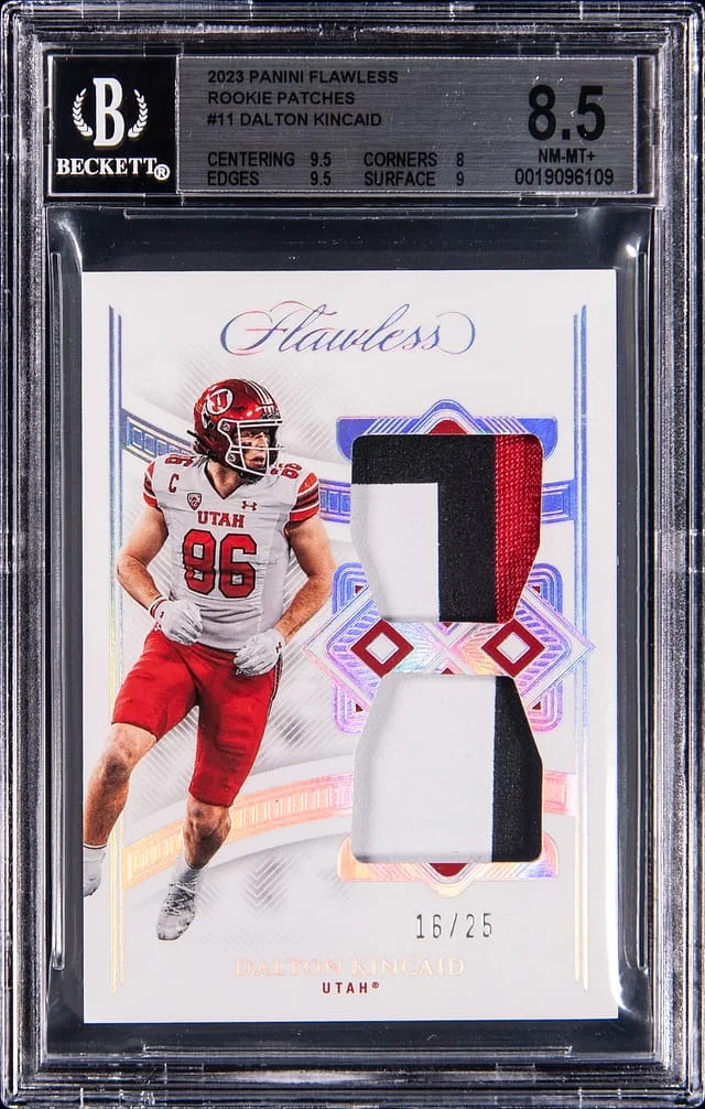 2023 Panini Flawless Dalton Kincaid Patches #RDP-DK card image