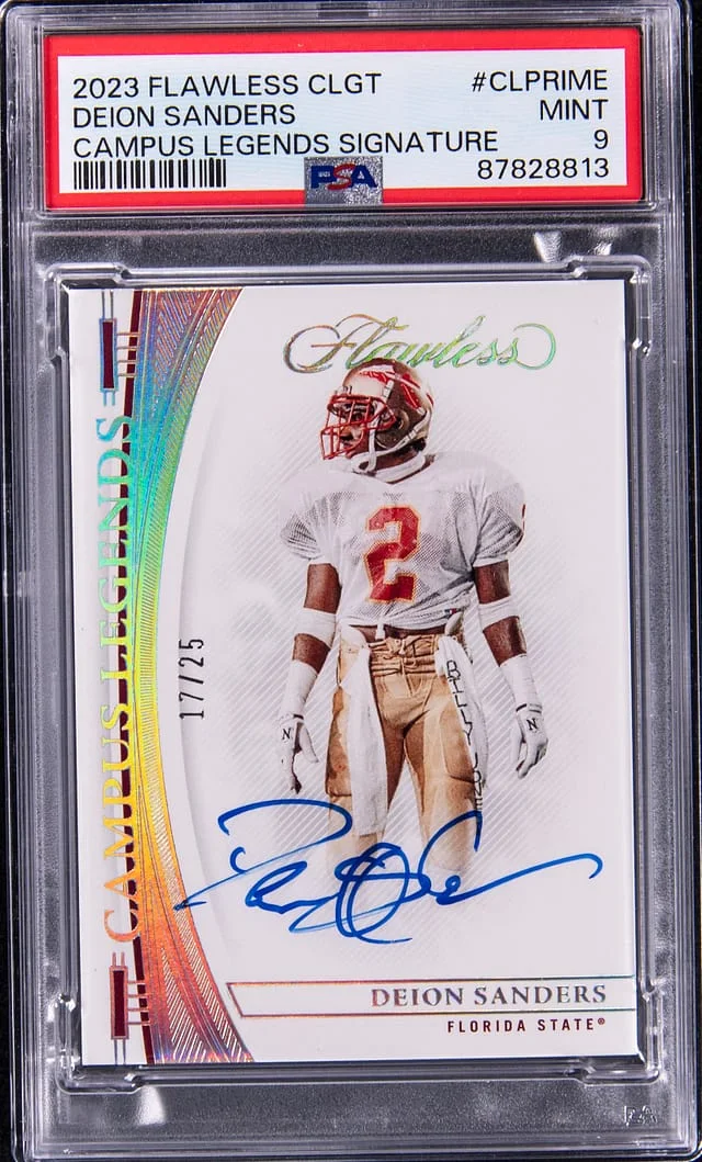 2023 Panini Flawless Deion Sanders Collegiate Campus Legends Signature #CL-PRIME card image